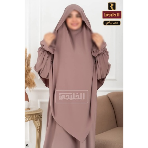 عباءة واسدال ليالي مقاس موحد