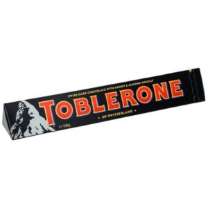 Toblerone Chocolat noir avec miel & amande 100g
