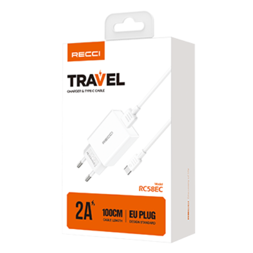 RECCI Chargeur Type-C Câble RC58EC 2A