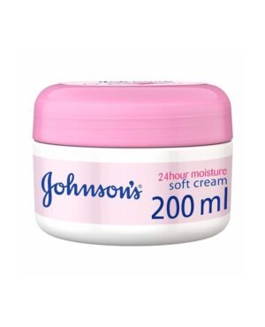 Johnson’s Crème main et corps, 24 Hour Moisture, Soft, 200ml