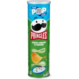 Pringles Sour Cream & Onion Chips Can 165G