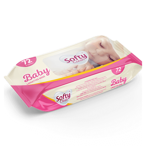 Softy Lingettes Bébé 72 pieces