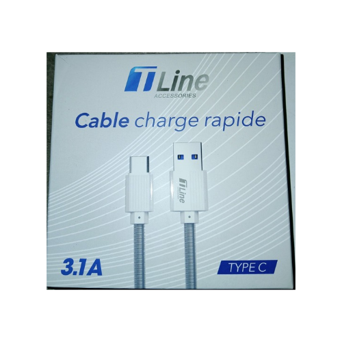 T-line cable charge rapide type c